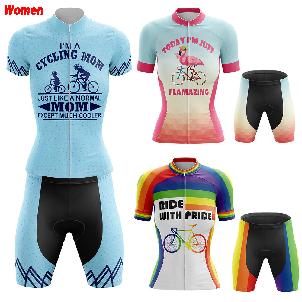 Mountain Biking Outfits Women - Ride With Pride Polyester Cycling Clothing