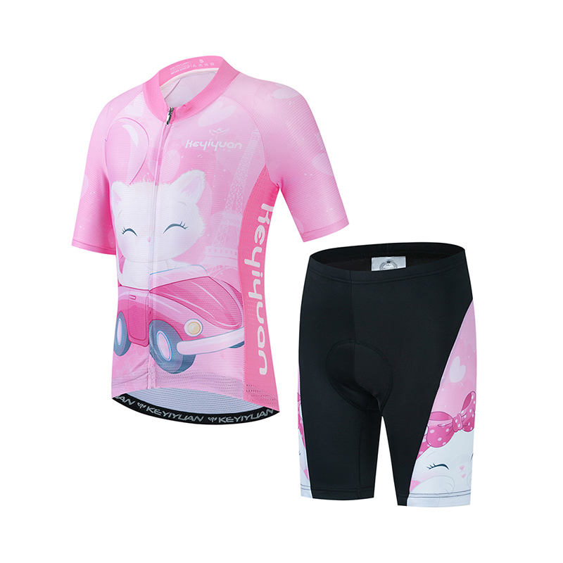 Mountain Biking Wallpaper - KEYIYUAN Kids Road Cycling Jersey Set