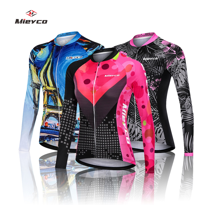 Mountain Biking Outfits Women - Cycling Jersey Summer Thin Long Sleeve