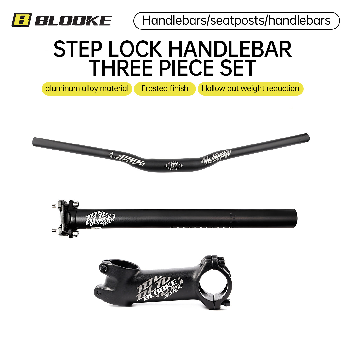 Mountain Biking Experience - BLOOKE Mountain Bike Handlebars Stem And