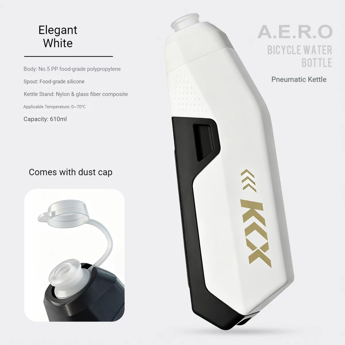 610ML Large Capacity Aerodynam - Mountain Biking Water Bottle recension och pris