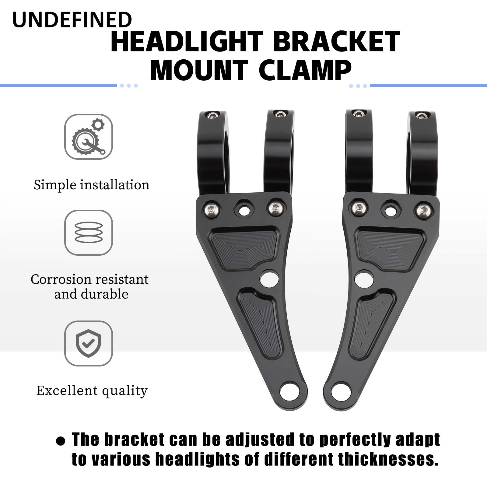 33mm-58mm Headlight Bracket Mo - Mountain Biking Extreme recension och pris