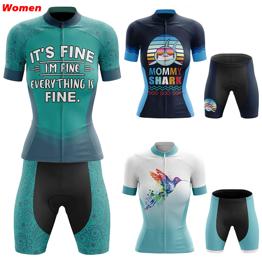 I'm Fine Polyester Cycling Clo - Mountain Biking Outfits Women recension och pris
