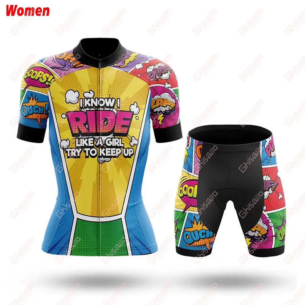 Like A Girl Comic Polyester Cy - Mountain Biking Outfits Women recension och pris