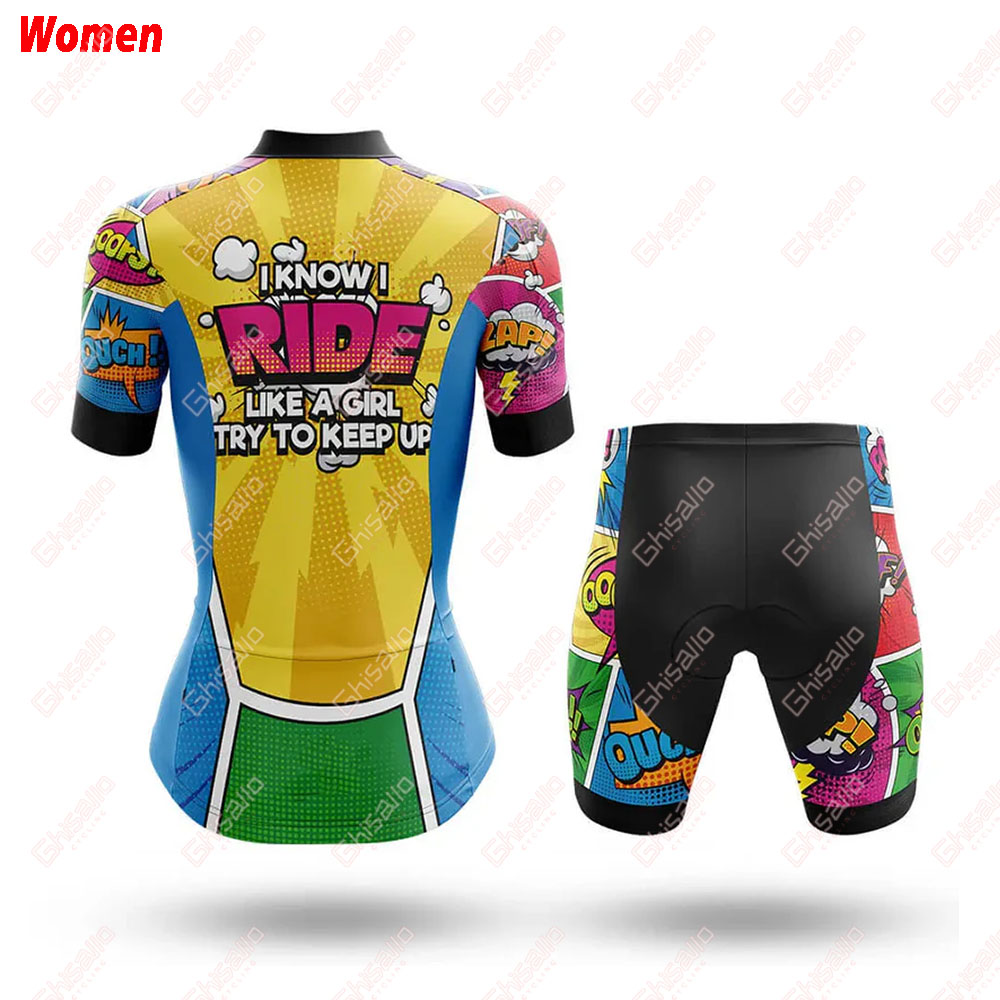 Like A Girl Comic Polyester Cy - Mountain Biking Outfits Women recension och pris