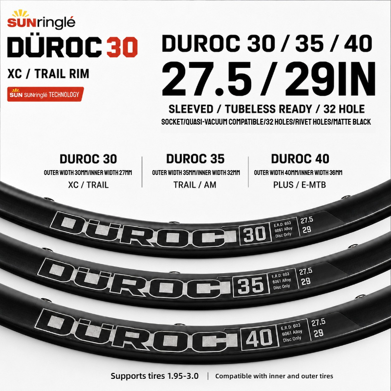 Sunringle DUROC 30 35 40 MTB R - Mountain Biking Trails recension och pris