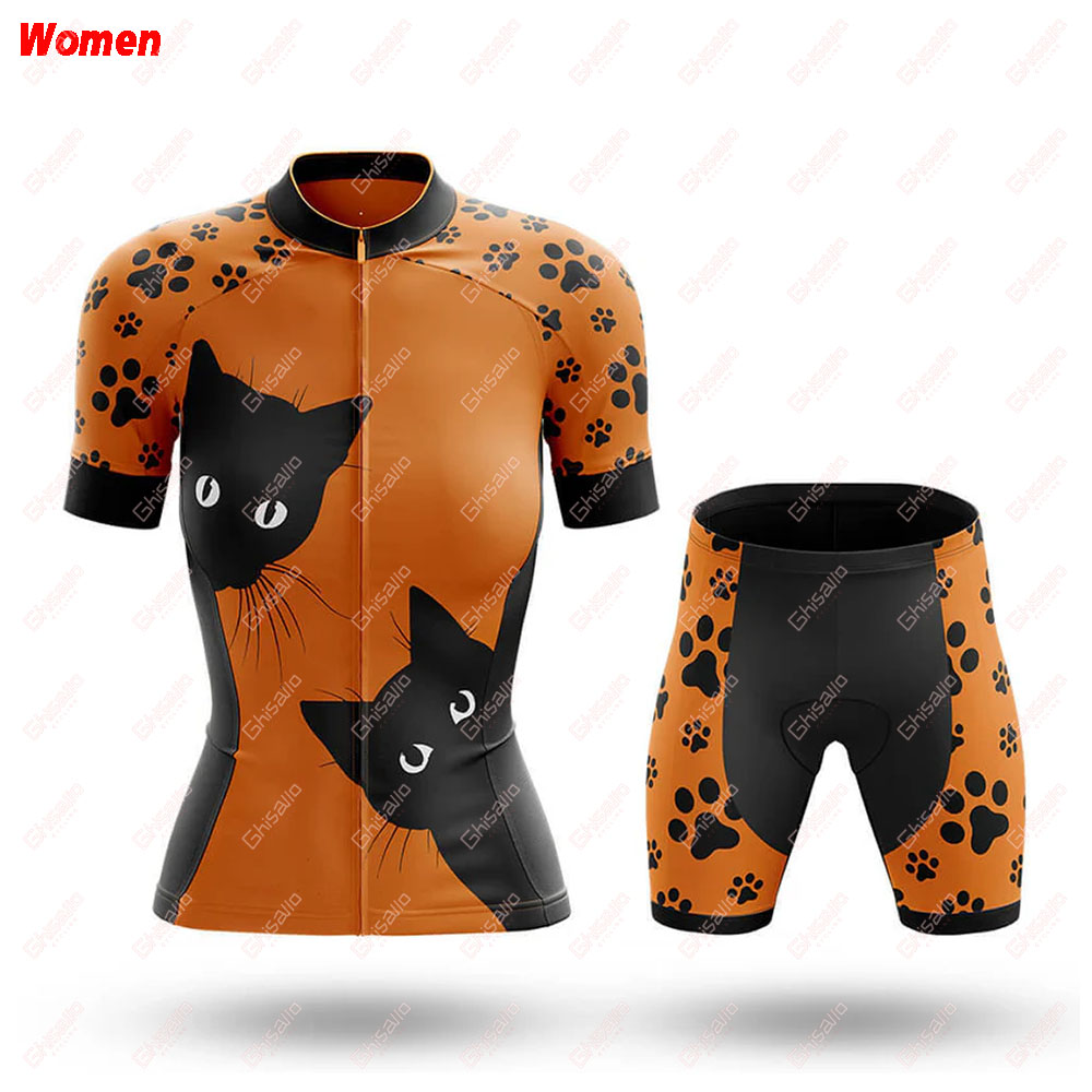Peek A Boo Cat Polyester Cycli - Mountain Biking Outfits Women recension och pris