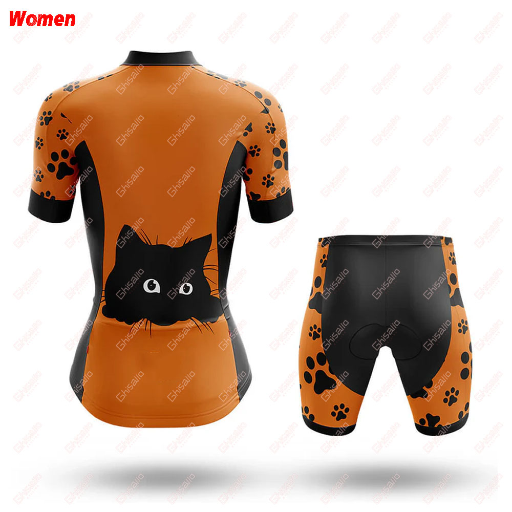 Peek A Boo Cat Polyester Cycli - Mountain Biking Outfits Women recension och pris