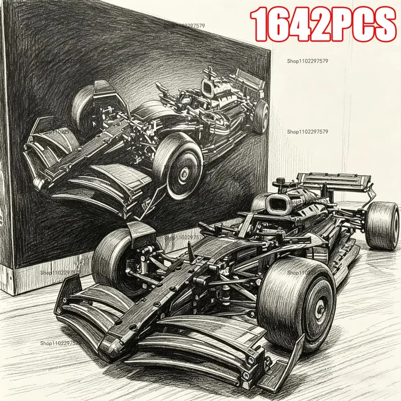 Technical 1642PCS 1:8 Scale W1 - Victor Racket Jetspeed recension och pris
